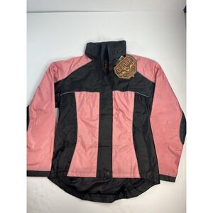 NEW Milwaukee Leather Jacket Women's XS Black & Pink Oxford Water Proof SH222201